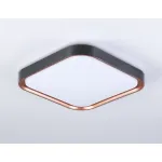 Потолочный светодиодный светильник FZ1265 BK/PGD черный/золото розовое 18W 5000K 250*250*60 (Без ПДУ) от NovaLamp