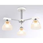 Подвесная люстра TR9091/3 WH/CH белый/хром E27*3 max 40W D570*270 от NovaLamp