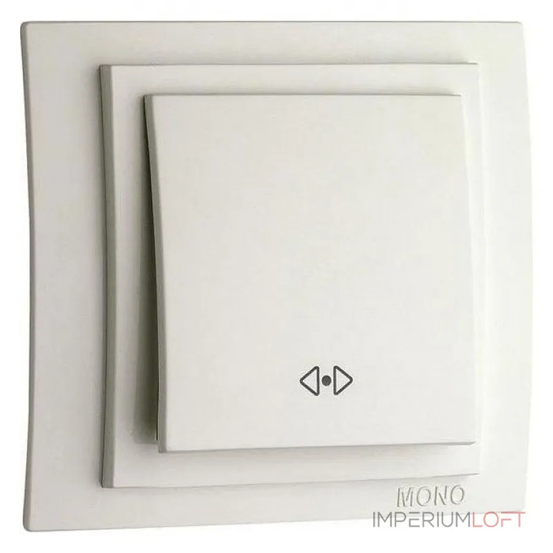 Выключатель перекрестный одноклавишный Mono Electric Larissa 103-010125-112 от ImperiumLoft Выключатель перекрестный одноклавишный Mono Electric Larissa 103-010125-112 от ImperiumLoft