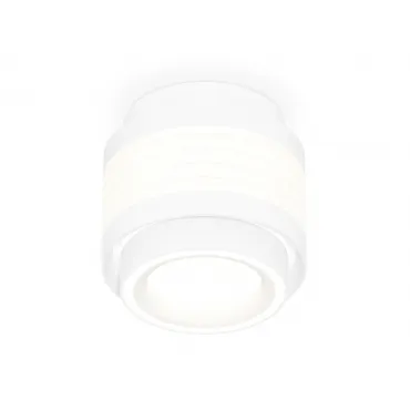 Комплект накладного светильника с акрилом XS8431002 SWH/FR белый песок/белый матовый GX53 (C8431, N8433)