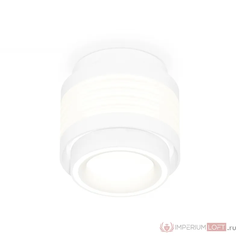 Комплект накладного светильника с акрилом XS8431002 SWH/FR белый песок/белый матовый GX53 (C8431, N8433) от NovaLamp
