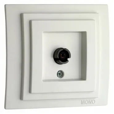 ТВ-розетка проходная без рамки Mono Electric Despina / Larissa 500-001905-137