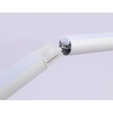 Светильник светодиодный напольный RGB с пультом FL8020 WH белый LED 15W RGB D32*1250 (ПДУ РАДИО 2.4G) от NovaLamp