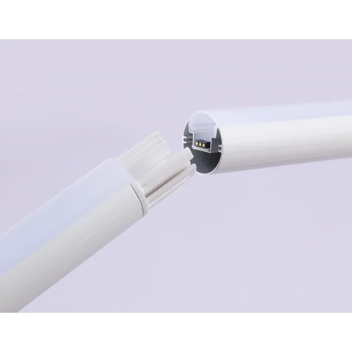 Светильник светодиодный напольный RGB с пультом FL8020 WH белый LED 15W RGB D32*1250 (ПДУ РАДИО 2.4G) от NovaLamp