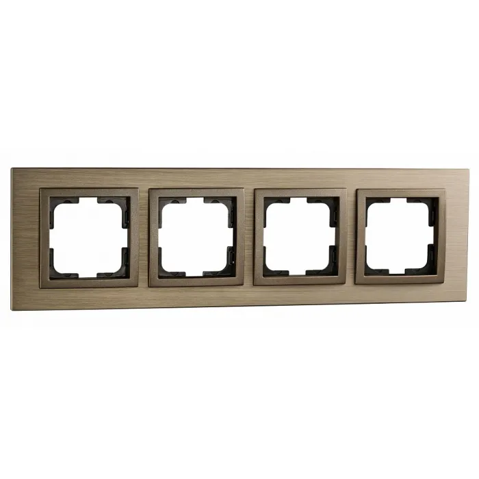 Рамка на 4 поста Mono Electric Style Aluminium 107-810000-163 от ImperiumLoft
