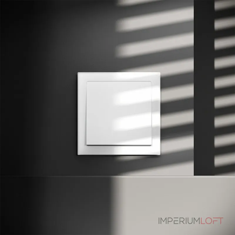 Выключатель одноклавишный без рамки Voltum S70 VLS010102 от ImperiumLoft