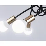 Потолочный светильник в стиле лофт TR80419/5 BK/GD черный/золото E27/5 max 60W D690*370 от NovaLamp