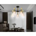 Подвесной светильник TR3171/5 BK/GD черный/золото E27/5 max 60W D580*380 от NovaLamp