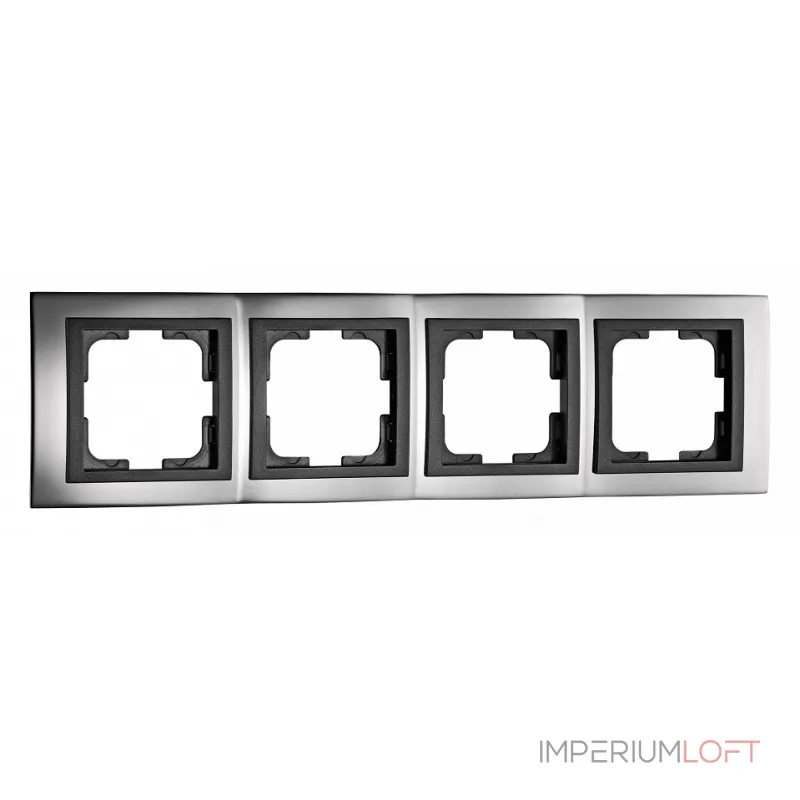 Рамка на 4 поста Mono Electric Chrome 106-420000-163