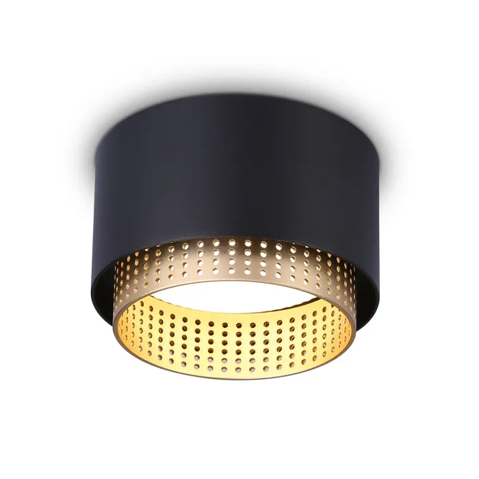 Светильник накладной TN71275 BK/GD черный/золото GX53 max 12W D95*62 от NovaLamp