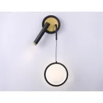 Настенный светодиодный светильник FL51652/1+1 BK/GD черный/золото 10W 4200K 500*227*90 от NovaLamp