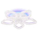 Светильник потолочный светодиодный с RGB подсветкой и пультом FA3925/5 WH белый 100W 3000K/4200K/6400K+RGB D570*80 (ПДУ РАДИО 2.4G) от NovaLamp