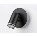 Светильник светодиодный настенный с выключателем FW2463 BK черный LED 4200K 7W D145*150 от NovaLamp