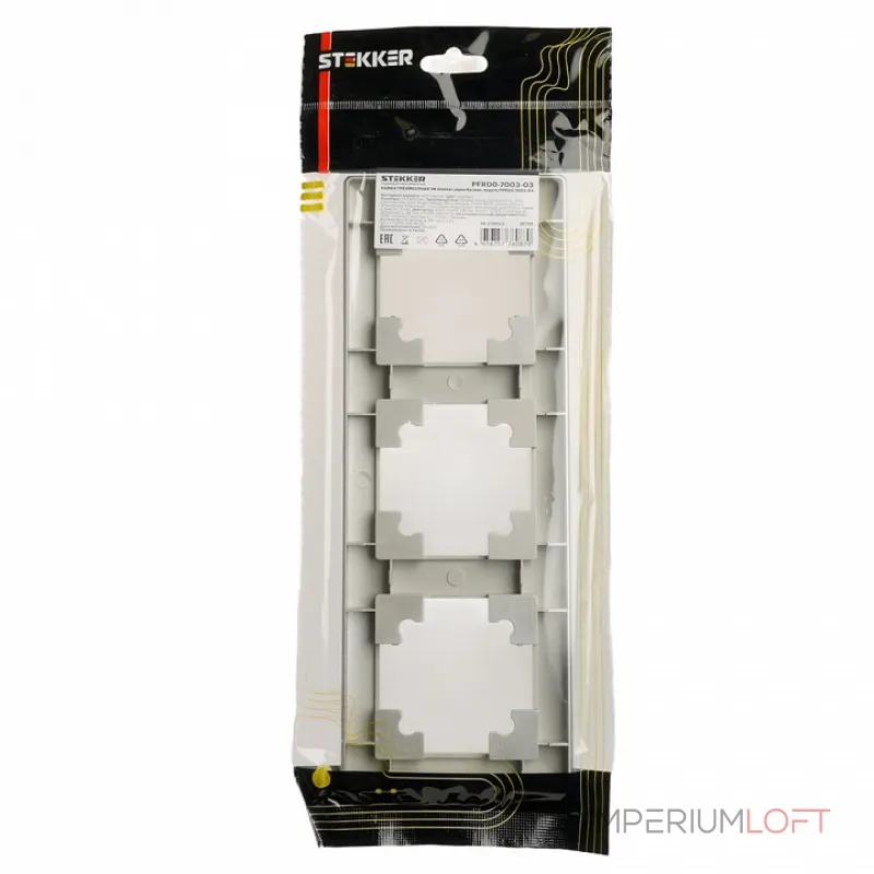 Рамка на 3 поста Stekker PFR00-7003-03 39799