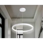 Светильник подвесной светодиодный FL5851 WH белый 35W 3000K/4200K/6400K D600*600 (без ПДУ) от NovaLamp