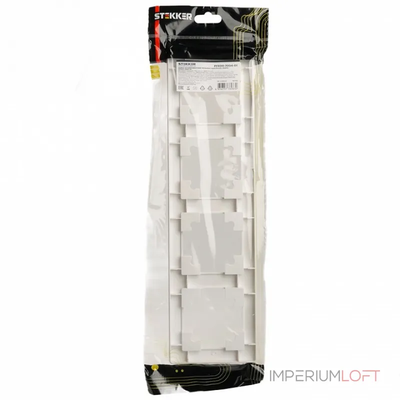 Рамка на 4 поста Stekker PFR00-7004-01 39795