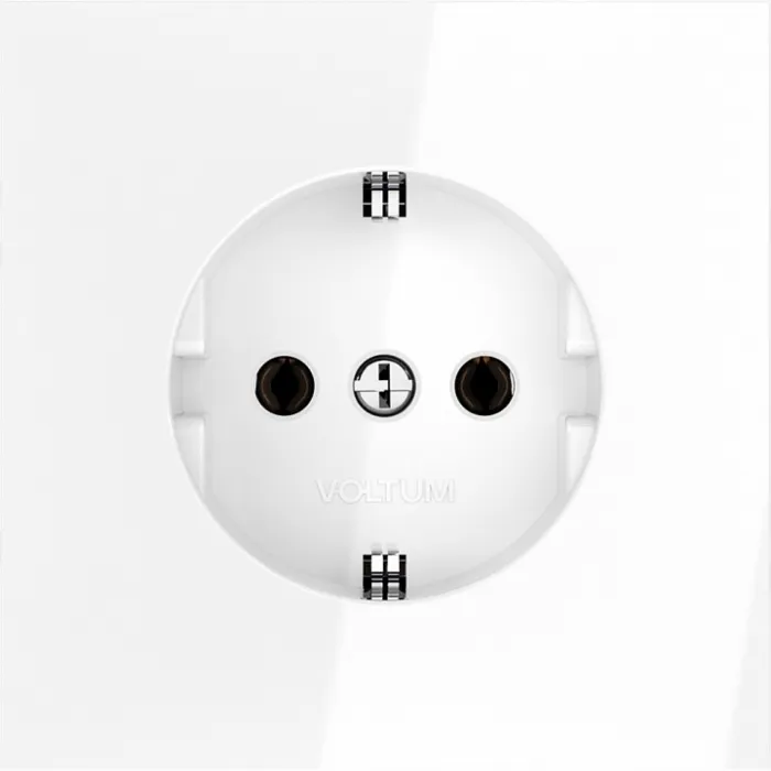 Розетка с заземлением без рамки Voltum S70 VLS040101 от ImperiumLoft