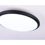Потолочный светодиодный светильник FZ1233 BK черный IP44 22W 6400К D260*55 (Без ПДУ) от NovaLamp