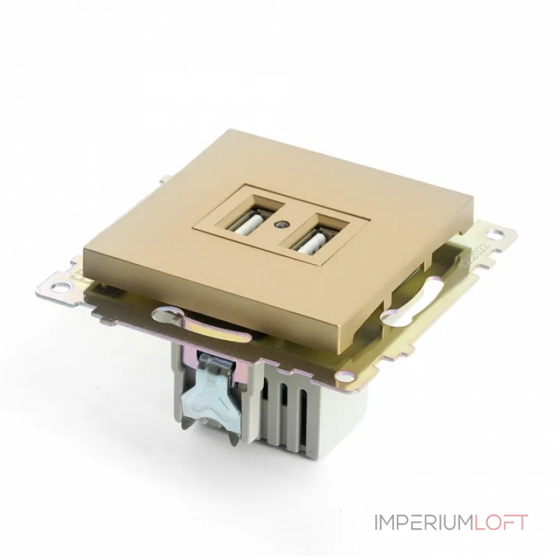 Розетка USB без рамки Stekker Катрин 49229 Розетка USB без рамки Stekker Катрин 49229