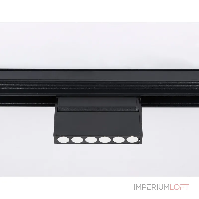 Светильник светодиодный поворотный для шинопровода Magnetic GL4040 BK черный IP20 6W 4200K 48V 24° 115*22*105 от NovaLamp