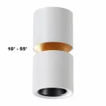 Светильник накладной светодиодный IP20 LED 10W/3W 3000K 1090Лм 170-265V ARISTO 359337 OVER NT24 000 Белый