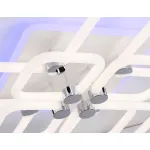 Светильник светодиодный потолочный FA3866/4+4 WH белый 144W 3000K-6400K+RGB 627*627*121 (ПДУ РАДИО 2.4G) от NovaLamp