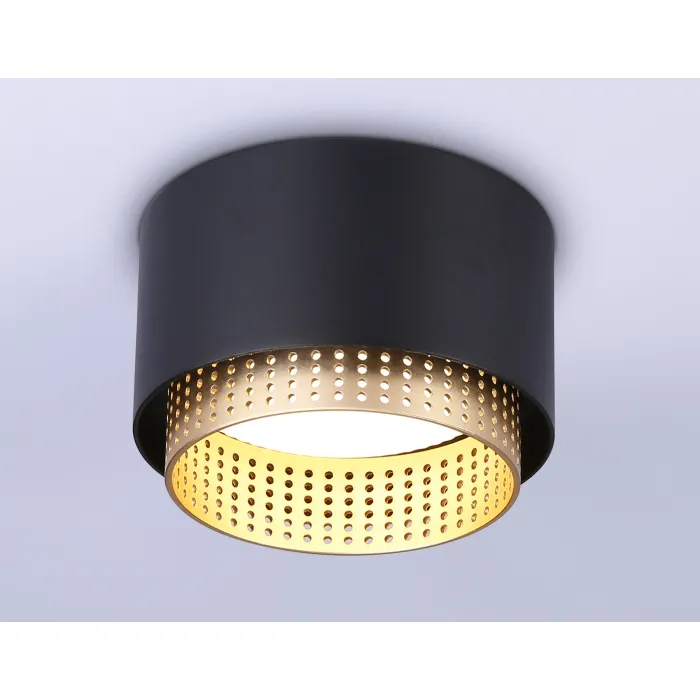 Светильник накладной TN71275 BK/GD черный/золото GX53 max 12W D95*62 от NovaLamp