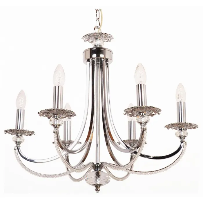 Подвесная люстра Abrasax Josephine 3007/6 CHROME от ImperiumLoft
