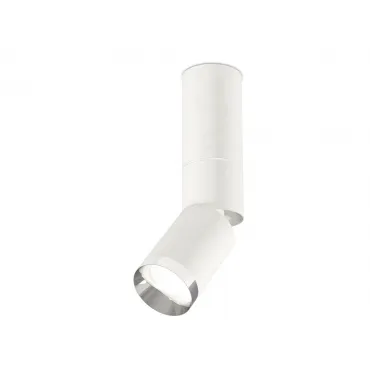 Комплект накладного поворотного светильника XM6312100 SWH/PSL белый песок/серебро полированное MR16 GU5.3 (C6322, A2060, A2220, C6312, N6132) от NovaLamp