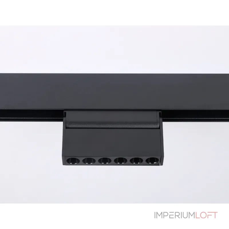 Светильник светодиодный поворотный для шинопровода Magnetic GL4040 BK черный IP20 6W 4200K 48V 24° 115*22*105 от NovaLamp