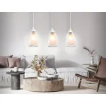 Подвесной светильник TR3536/3 WH/CL/FR белый/прозрачный/белый матовый E27*3 max 40W 640*120*820 от NovaLamp
