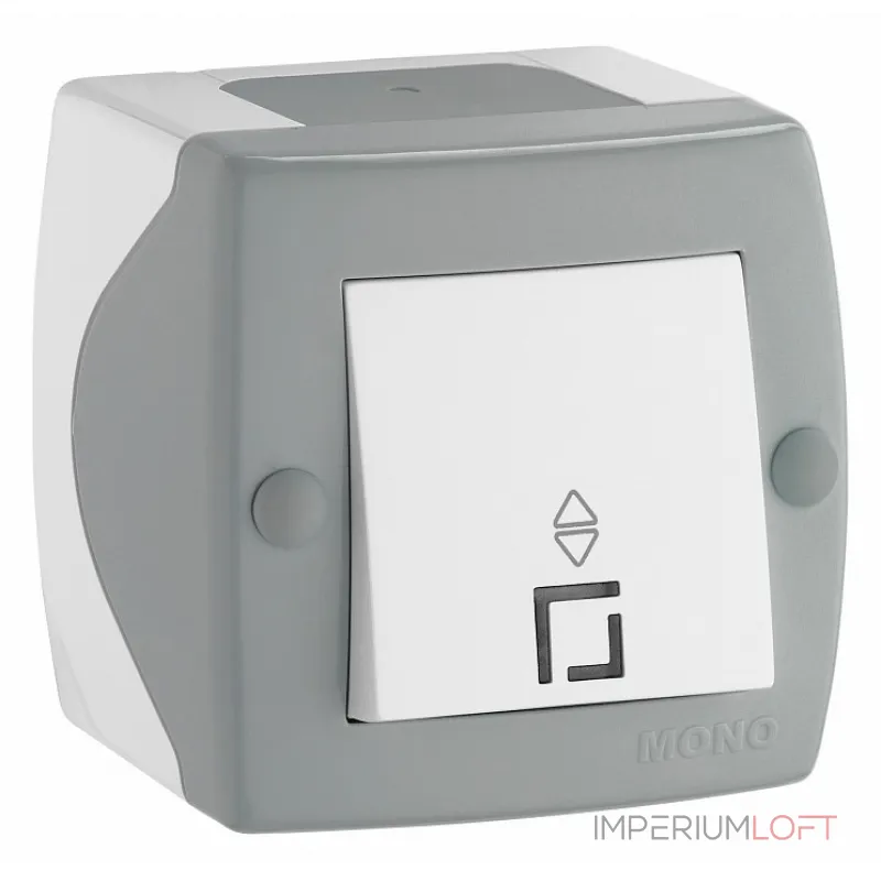 Выключатель проходной одноклавишный Mono Electric Octans IP20 104-020001-109 Выключатель проходной одноклавишный Mono Electric Octans IP20 104-020001-109