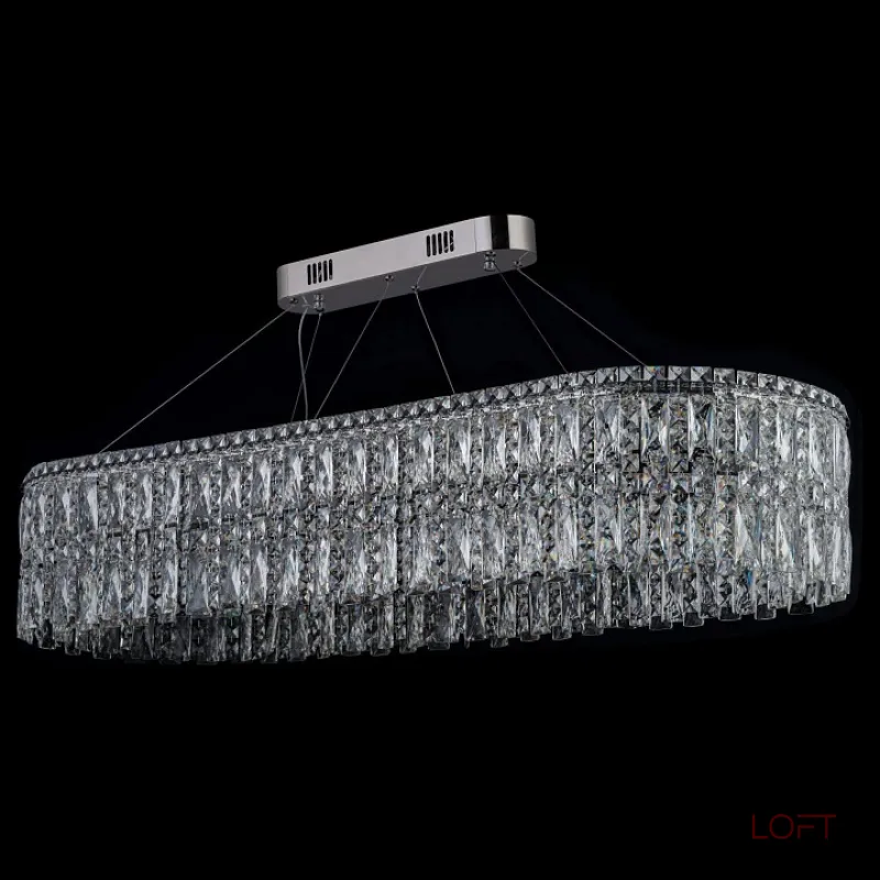 Подвесная люстра Arti Lampadari Ovindoli Nickel Ovindoli L 1.5.120x40.100 N от ImperiumLoft