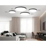 Светильник светодиодный потолочный FV5538 BK черный LED 90W 4200K D600*58 (Без ПДУ) от NovaLamp