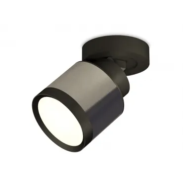 Комплект накладного поворотного светильника XM8115001 DCH/SBK/PBK черный хром/черный песок/черный полированный GX53 (A2229, A2106, C8115, N8113) от NovaLamp