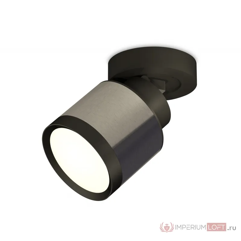 Комплект накладного поворотного светильника XM8115001 DCH/SBK/PBK черный хром/черный песок/черный полированный GX53 (A2229, A2106, C8115, N8113) от NovaLamp