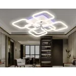 Светильник светодиодный потолочный FA3866/4+4 WH белый 144W 3000K-6400K+RGB 627*627*121 (ПДУ РАДИО 2.4G) от NovaLamp