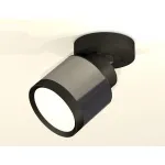 Комплект накладного поворотного светильника XM8115001 DCH/SBK/PBK черный хром/черный песок/черный полированный GX53 (A2229, A2106, C8115, N8113) от NovaLamp