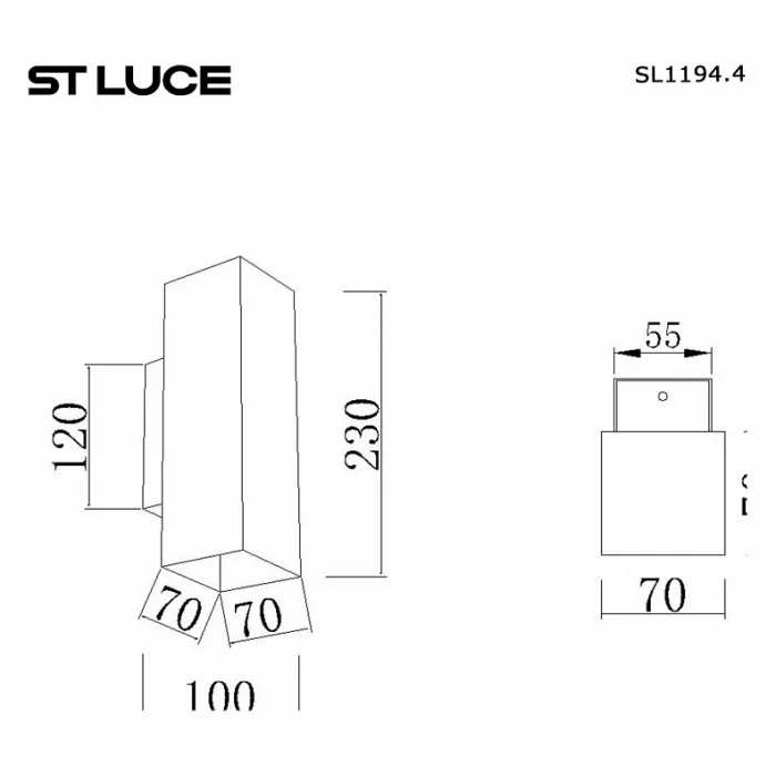 Накладной светильник ST-Luce Earthy SL1194.401.01 от ImperiumLoft