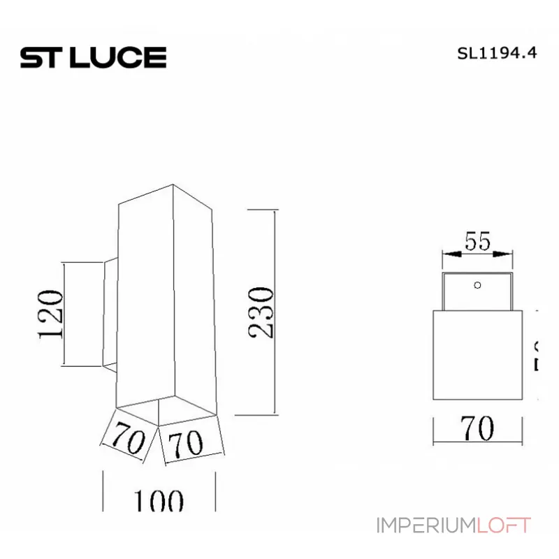 Накладной светильник ST-Luce Earthy SL1194.401.01