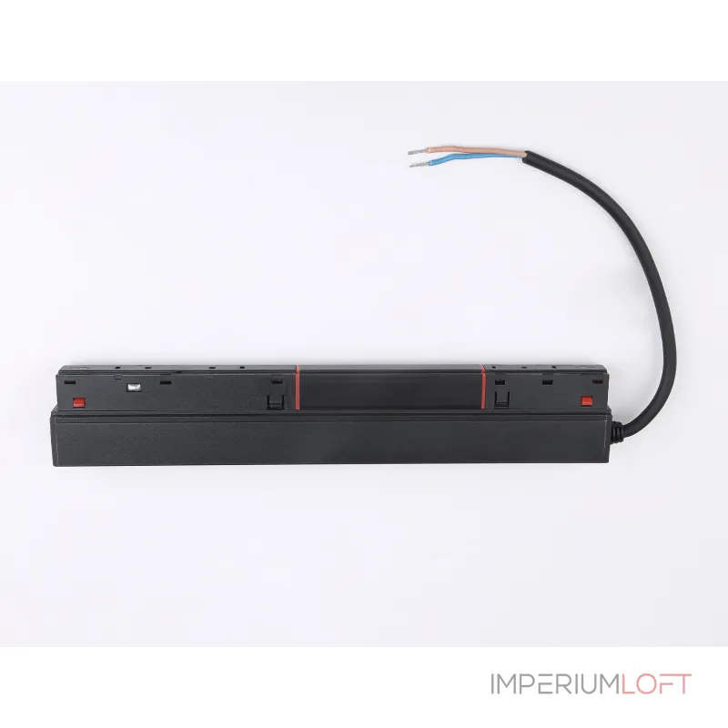 Блок питания внутренний с вводом питания для шинопровода Magnetic GL3662 BK черный блок IP20 200W 48V 260*45*23 от NovaLamp