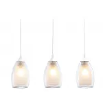 Подвесной светильник TR3536/3 WH/CL/FR белый/прозрачный/белый матовый E27*3 max 40W 640*120*820 от NovaLamp