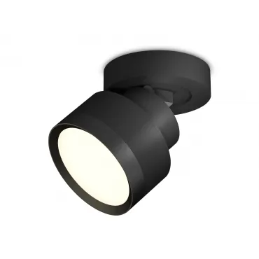 Комплект накладного поворотного светильника XM8102002 SBK/PBK черный песок/черный полированный GX53 (A2229, A2106, C8102, N8113) от NovaLamp