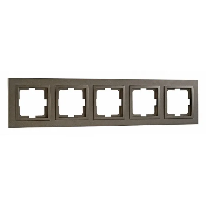 Рамка на 5 постов Mono Electric Style Aluminium 107-810000-164 от ImperiumLoft