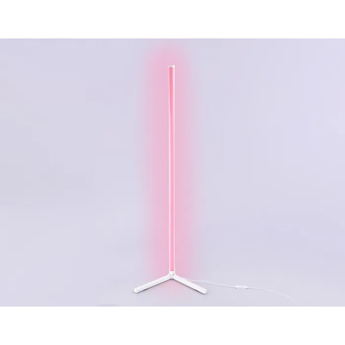 Светильник светодиодный напольный RGB с пультом FL8020 WH белый LED 15W RGB D32*1250 (ПДУ РАДИО 2.4G) от NovaLamp