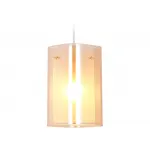 Подвесной светильник TR3681 GD/TI/FR золото/янтарь/белый матовый E14 max 40W D110*950 от NovaLamp
