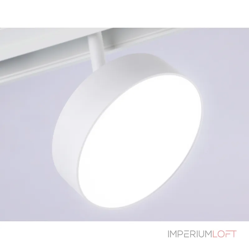 Светильник светодиодный трековый для шинопровода Magnetic GL3854 WH белый IP20 18W 4200K 48V D115*30 от NovaLamp Светильник светодиодный трековый для шинопровода Magnetic GL3854 WH белый IP20 18W 4200K 48V D115*30 от NovaLamp