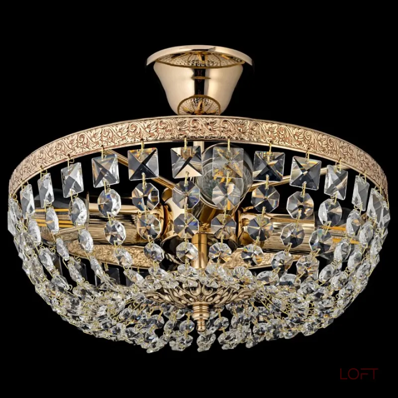 Люстра на штанге Arti Lampadari Favola Gold Favola E 1.3.30.101 G от ImperiumLoft