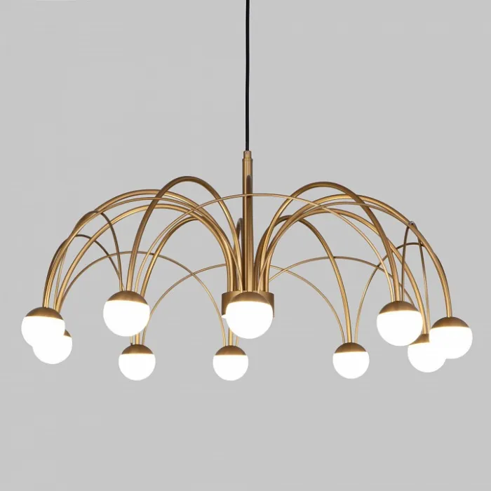 Люстра на штанге Eurosvet Ragno 90030/10 LED золото от ImperiumLoft