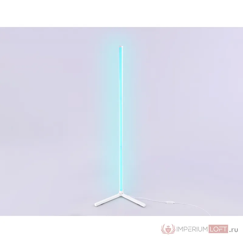 Светильник светодиодный напольный RGB с пультом FL8020 WH белый LED 15W RGB D32*1250 (ПДУ РАДИО 2.4G) от NovaLamp